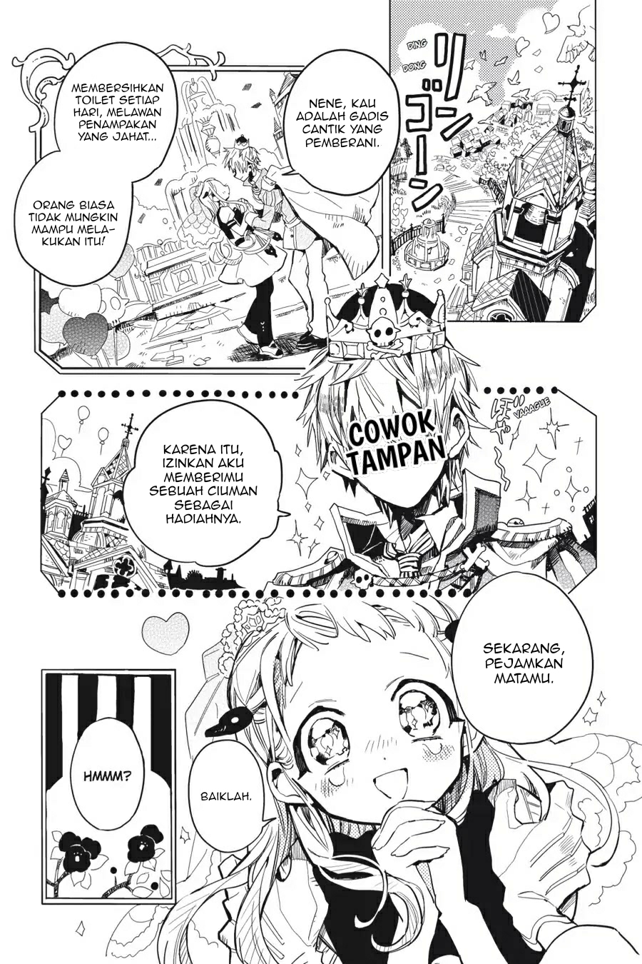 Jibaku Shounen Hanako-kun Chapter 08 Gambar 1